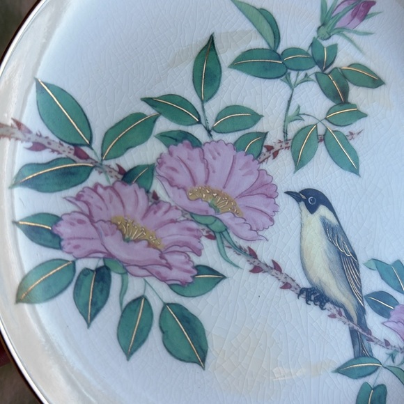 NEW Japan Satsuma plate The Flowering of Spring - Picture 3 of 7